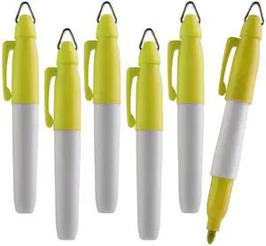 Mini Permanent Markers | Assorted Colours | Fine Point | 6 Count (Yellow Pack of 48) Mini Permanent Markers | Assorted Colours | Fine Point | 6 Count (Yellow Pack of 48)
