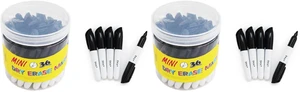 Mini Dry Erase Markers, 36 Pcs, Black (Pack of 2) Mini Dry Erase Markers, 36 Pcs, Black (Pack of 2)