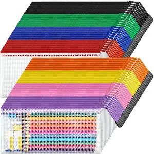 A6 Size Mesh Zipper Pouch Bags, Waterproof Pencil Pouches, 48 Pack Waterproof Pencil Pouch for School Supplies Storage, Small Zipper Pouches (9.3× 4 in) for Cash, Cosmetics, Travel, 10 Colors A6 Size Mesh Zipper Pouch Bags, Waterproof Pencil Pouches, 48 Pack Waterproof Pencil Pouch for School Supplies Storage, Small Zipper Pouches (9.3× 4 in) for Cash, Cosmetics, Travel, 10 Colors