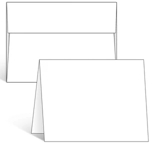 A7 5 x 7 Blank White Cards and Envelopes 100 Pack 5" x 7" Heavyweight Folded Cardstock and A7 Envelopes for DIY Greeting Cards Wedding Birthday Invitations & All Occasions A7 5 x 7 Blank White Cards and Envelopes 100 Pack 5" x 7" Heavyweight Folded Cardstock and A7 Envelopes for DIY Greeting Cards Wedding Birthday Invitations & All Occasions
