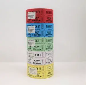 Raffle Tickets Roll, Assorted 5-Pack, 1,000 Tickets per Roll Premium raffle tickets roll, ideal for 50/50 raffles, fundraisers, door prizes, school carnivals, parties, community events Raffle Tickets Roll, Assorted 5-Pack, 1,000 Tickets per Roll Premium raffle tickets roll, ideal for 50/50 raffles, fundraisers, door prizes, school carnivals, parties, community events