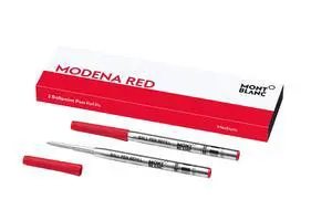 Ballpoint Pen Refills (M) Modena Red 124516 Refill Cartridges with a Medium Tip for Ball Pens 2 x Red Ballpoint Refills Ballpoint Pen Refills (M) Modena Red 124516 Refill Cartridges with a Medium Tip for Ball Pens 2 x Red Ballpoint Refills