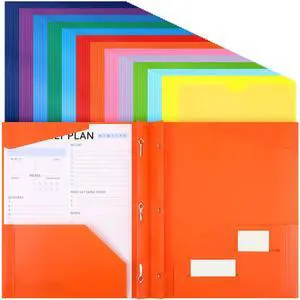 72 Plastic Folders with 3 Prongs Bulk, Mix Colors Heavy Duty Folders with Clear Front Pockets and Card Slots Folder with Fasteners Fit Letter-size Paper for Work School Office 72 Plastic Folders with 3 Prongs Bulk, Mix Colors Heavy Duty Folders with Clear Front Pockets and Card Slots Folder with Fasteners Fit Letter-size Paper for Work School Office