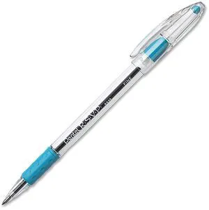 RSVP Ballpoint Pen, (0.7mm) Fine Line, Sky Blue Ink, Box of 12 (BK90-S) RSVP Ballpoint Pen, (0.7mm) Fine Line, Sky Blue Ink, Box of 12 (BK90-S)