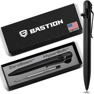 Bolt Action Pen, Stainless Steel Black, Premium Metal Writing Pen Bolt Action Pen, Stainless Steel Black, Premium Metal Writing Pen