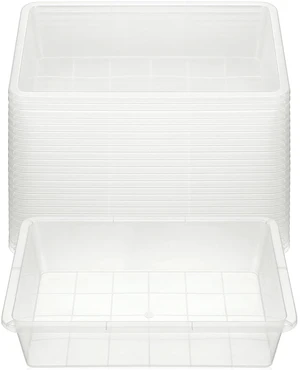 48 Pcs Classroom Paper Tray, Stackable Letter Size Bin, Clear Stackable Plastic Trays, Letter Size, for Turn-in Papers, Teacher Desks, Classroom Files and Office Supplies 48 Pcs Classroom Paper Tray, Stackable Letter Size Bin, Clear Stackable Plastic Trays, Letter Size, for Turn-in Papers, Teacher Desks, Classroom Files and Office Supplies