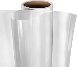 Clear Self-Adhesive Lamination Vinyl Roll for Die-Cutters and Vinyl Plotters (24" x 25ft Large Roll) Clear Self-Adhesive Lamination Vinyl Roll for Die-Cutters and Vinyl Plotters (24" x 25ft Large Roll)