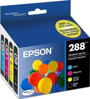 288 Genuine Ink Cartridge Black and Color Combo Pack T288120-BCS Works With XP-330 XP-340 XP-430 XP-434 XP-440 XP-446 Inkjet Printers 288 Genuine Ink Cartridge Black and Color Combo Pack T288120-BCS Works With XP-330 XP-340 XP-430 XP-434 XP-440 XP-446 Inkjet Printers