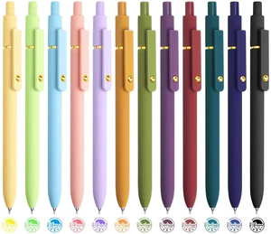 12 Pcs Color Pens for Journaling 0.5mm Fine Point Colored Gel Ink Pen, Smooth Writing Colorful Pens for Note Taking, Gift Set for Women & Men (12 Pcs Vintage & Vibrant Gold) 12 Pcs Color Pens for Journaling 0.5mm Fine Point Colored Gel Ink Pen, Smooth Writing Colorful Pens for Note Taking, Gift Set for Women & Men (12 Pcs Vintage & Vibrant Gold)