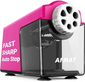 Electric Pencil Sharpener Heavy Duty, 6-Hole Classroom Pencil Sharpener for 6-11mm Pencils, Auto Stop Pencil Sharpeners Plug in, 10,000+ Sharpenings, Save Colored Pencils, Teacher Must Have PSX4 Electric Pencil Sharpener Heavy Duty, 6-Hole Classroom Pencil Sharpener for 6-11mm Pencils, Auto Stop Pencil Sharpeners Plug in, 10,000+ Sharpenings, Save Colored Pencils, Teacher Must Have PSX4
