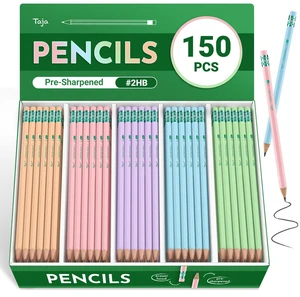 150 Pack Wood-Cased #2 HB Pencils, Bulk Pack Pre-Sharpened, Macaron Pencils with Eraser, Large Pack Writing & Drawing for School Classroom Essential, Perfect for School and Teacher Supplies 150 Pack Wood-Cased #2 HB Pencils, Bulk Pack Pre-Sharpened, Macaron Pencils with Eraser, Large Pack Writing & Drawing for School Classroom Essential, Perfect for School and Teacher Supplies