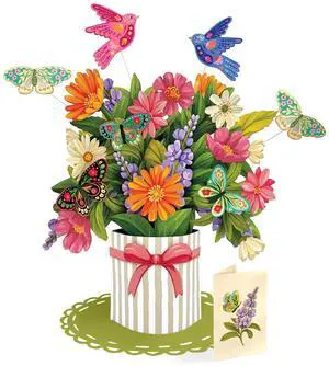 Enchanted Garden 16" Life-Sized 3D Pop Up Card Includes Greeting Card, Envelope & Stickers Note Card for Birthday & More, Gifts for Mom & Her, Kids Enchanted Garden 16" Life-Sized 3D Pop Up Card Includes Greeting Card, Envelope & Stickers Note Card for Birthday & More, Gifts for Mom & Her, Kids
