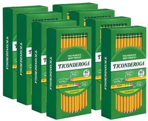 Wood-Cased Pencils, Pre-Sharpened #2 HB Soft, Yellow, 480 Count, Standard Size, High Quality Eraser Wood-Cased Pencils, Pre-Sharpened #2 HB Soft, Yellow, 480 Count, Standard Size, High Quality Eraser