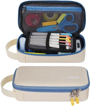 Large Pencil Case, Aesthetic Pen Pouch with Big Capacity, Minimalist Portable Stationery Bag with Handle for Office Organizer Aesthetic Pencil Cases Large Pencil Case, Aesthetic Pen Pouch with Big Capacity, Minimalist Portable Stationery Bag with Handle for Office Organizer Aesthetic Pencil Cases
