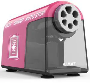 Electric Pencil Sharpener Heavy Duty, 6 Holes, Cordless & Rechargeable, Fast Sharpen, Auto Stop, 10K+ Uses, Classroom Pencil Sharpener for 6-11mm No.2/Large/Colored Pencils PSD2 Electric Pencil Sharpener Heavy Duty, 6 Holes, Cordless & Rechargeable, Fast Sharpen, Auto Stop, 10K+ Uses, Classroom Pencil Sharpener for 6-11mm No.2/Large/Colored Pencils PSD2