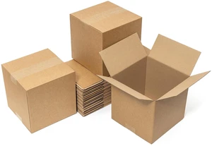 8x8x8" Shipping Boxes 25 Pack Corrugated Cardboard Square Box Brown 3 Layers, Bulk quantity, Packaging for Small Business, Mailer Mailing Packing Supplies 8x8x8" Shipping Boxes 25 Pack Corrugated Cardboard Square Box Brown 3 Layers, Bulk quantity, Packaging for Small Business, Mailer Mailing Packing Supplies