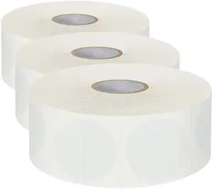 1500 PCS 1.5" Round Clear Transparent Package Envelope Mail Wafer Seal Sticker Labels Mega Bundle with Perforation Line in Roll (Pack of 3) 1500 PCS 1.5" Round Clear Transparent Package Envelope Mail Wafer Seal Sticker Labels Mega Bundle with Perforation Line in Roll (Pack of 3)