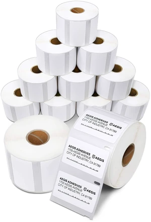 Compatible Direct Thermal Labels Replacement for DYMO 30334 (2-1/4" X 1-1/4") Barcode - Use with Labelwriter 450, 450 Turbo, 4XL Printers (12 Rolls) Compatible Direct Thermal Labels Replacement for DYMO 30334 (2-1/4" X 1-1/4") Barcode - Use with Labelwriter 450, 450 Turbo, 4XL Printers (12 Rolls)