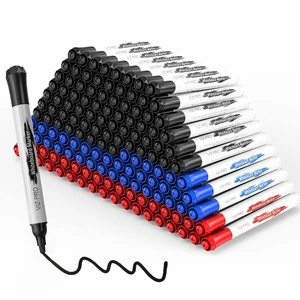 Dry Erase Markers Fine Bullet Tip, 3 Assorted Colors, 144 Pcs Low-Odor Whiteboard Pens Dry Erase Markers Fine Bullet Tip, 3 Assorted Colors, 144 Pcs Low-Odor Whiteboard Pens