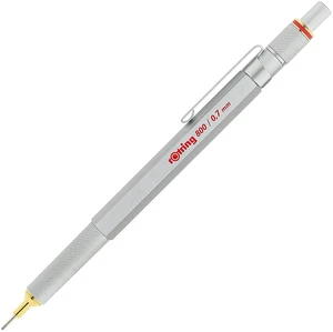 800 Mechanical Pencil, 0.7 mm, Silver Metal Barrel 800 Mechanical Pencil, 0.7 mm, Silver Metal Barrel