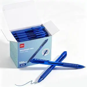 Pens Bulk,100 Pack Pens Blue Ink, 1.0MM Medium Point Ballpoint Pens Smooth Writing, Retractable Pens with Soft Grip, No Bleed,Fast Dry, for Office School Home Use Pens Bulk,100 Pack Pens Blue Ink, 1.0MM Medium Point Ballpoint Pens Smooth Writing, Retractable Pens with Soft Grip, No Bleed,Fast Dry, for Office School Home Use