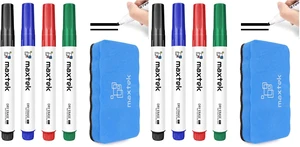 Dry Erase Markers with Magnetic Eraser, Chisel Tip, 4 Count (Pack of 2) Dry Erase Markers with Magnetic Eraser, Chisel Tip, 4 Count (Pack of 2)