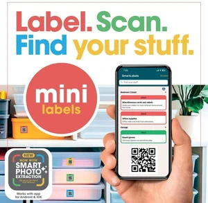 SmartLabels Small QR Code Stickers | Mini 1.5-Inch Labels with AI Photo Analysis App | Auto-Create Item Descriptions | No Typing | US-Made | Storage, Inventory Tracking, Organization & Moving, 48-Pack SmartLabels Small QR Code Stickers | Mini 1.5-Inch Labels with AI Photo Analysis App | Auto-Create Item Descriptions | No Typing | US-Made | Storage, Inventory Tracking, Organization & Moving, 48-Pack
