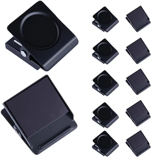 Magnetic Clips 1.5 inch, 12 Pack Heavy Duty Magnet Metal Clips for Hanging, Strong Magnet Clip for Whiteboard, Fridge, Classroom, Refrigerator, Black Magnetic Clips 1.5 inch, 12 Pack Heavy Duty Magnet Metal Clips for Hanging, Strong Magnet Clip for Whiteboard, Fridge, Classroom, Refrigerator, Black