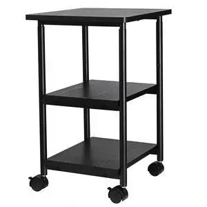3-Tier Printer Stand with Locking Wheels, Under Desk Printer Table Industrial Mobile Cart, 19.1 x 15.9 x 30.1 Inches, Storage Shelf, for Home Office, Ebony Black, UOPS03B 3-Tier Printer Stand with Locking Wheels, Under Desk Printer Table Industrial Mobile Cart, 19.1 x 15.9 x 30.1 Inches, Storage Shelf, for Home Office, Ebony Black, UOPS03B