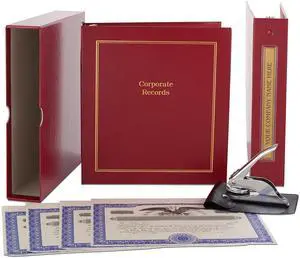 LLC Kit (Red) - Binder, Slipcase, Operating Agreement, Membership Certificates, Index Tabs & Metal Seal LLC Kit (Red) - Binder, Slipcase, Operating Agreement, Membership Certificates, Index Tabs & Metal Seal