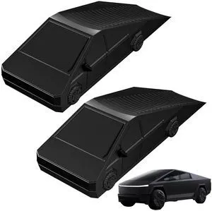 Funny Tesla Cybertruck Door Stoppers for Bottom of Door, Black Funny Tesla Cybertruck Door Stoppers for Bottom of Door, Black