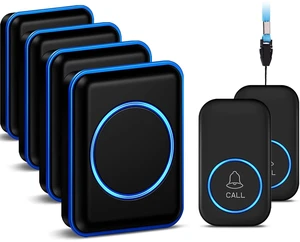 FullHouse Caregiver Pager Wireless Emergency Call Button for Elderly 1000+ Feet Range, Senior Alert Button to Call Family, Monitoring Calling System for Patient/Disabled at Home, IP55 Waterproof FullHouse Caregiver Pager Wireless Emergency Call Button for Elderly 1000+ Feet Range, Senior Alert Button to Call Family, Monitoring Calling System for Patient/Disabled at Home, IP55 Waterproof