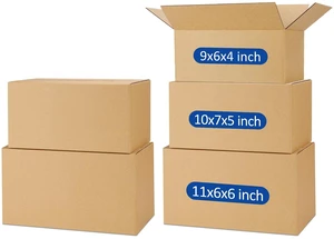 Assorted-Sizes-Shipping-Boxes-45-Pack: 9x6x4 & 10x7x5 & 11x6x6 Small-Shipping-Boxes-Mailers, Brown Corrugated-Cardboard-Boxes-for-Packing-Small-Business Mailing Assorted-Sizes-Shipping-Boxes-45-Pack: 9x6x4 & 10x7x5 & 11x6x6 Small-Shipping-Boxes-Mailers, Brown Corrugated-Cardboard-Boxes-for-Packing-Small-Business Mailing