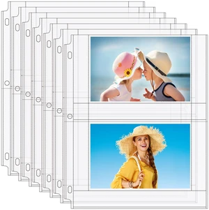 120 Pack 4x6 Photo Sleeves for 3 Ring Binder (480 Picture),2 Pocket Heavy-Duty Archival Page Protectors, Clear Photo Album Refill Pages, Plastic Postcard Sleeves, Recipe Card Binder Inserts 120 Pack 4x6 Photo Sleeves for 3 Ring Binder (480 Picture),2 Pocket Heavy-Duty Archival Page Protectors, Clear Photo Album Refill Pages, Plastic Postcard Sleeves, Recipe Card Binder Inserts