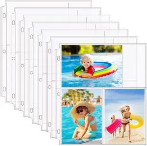 120 Pack 4x6 Photo Sleeves for 3 Ring Binder (720 Picture),3 Pocket Heavy-Duty Archival Page Protectors, Clear Photo Album Refill Pages, Plastic Postcard Sleeves, Recipe Card Binder Inserts 120 Pack 4x6 Photo Sleeves for 3 Ring Binder (720 Picture),3 Pocket Heavy-Duty Archival Page Protectors, Clear Photo Album Refill Pages, Plastic Postcard Sleeves, Recipe Card Binder Inserts
