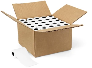 Thermal Paper Receipt Rolls for POS, 2 1/4" x 50', BPA-Free, FSC Certified, Recycled Materials, White, 50 Rolls Thermal Paper Receipt Rolls for POS, 2 1/4" x 50', BPA-Free, FSC Certified, Recycled Materials, White, 50 Rolls