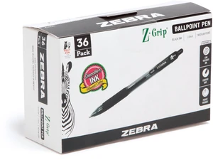 Z-Grip Retractable Ballpoint Pen, Black Ink, 1.0mm, 36 Bulk-Pack Smooth Writing, Medium Point Tip, Ideal for Planners, Note-Taking, School and Office Supplies, and Everyday Writing (24136) Z-Grip Retractable Ballpoint Pen, Black Ink, 1.0mm, 36 Bulk-Pack Smooth Writing, Medium Point Tip, Ideal for Planners, Note-Taking, School and Office Supplies, and Everyday Writing (24136)