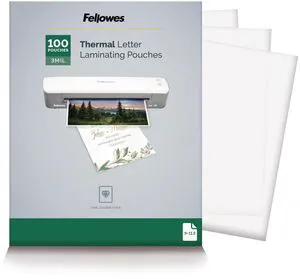 Thermal Laminating Pouches, Letter Size Sheets, 3 Mil, 100pk Premium Protection, Dry-Erase Friendly, Perfect for Classroom School Supplies & Projects, For Use with All Thermal Laminators Thermal Laminating Pouches, Letter Size Sheets, 3 Mil, 100pk Premium Protection, Dry-Erase Friendly, Perfect for Classroom School Supplies & Projects, For Use with All Thermal Laminators