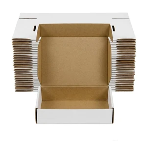 20 Pack 12x9x4 Shipping Boxes, White Corrugated Cardboard Packaging Box for Small Business 20 Pack 12x9x4 Shipping Boxes, White Corrugated Cardboard Packaging Box for Small Business