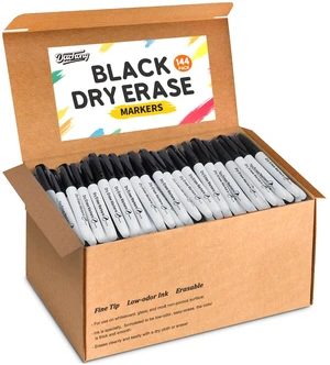 144 Count Dry Erase Markers Bulk, Fine Tip Whiteboard Markers for Kids Teachers, Dry Erase Pens Bulk Pack for Classroom Home, Back to School Supplies 144 Count Dry Erase Markers Bulk, Fine Tip Whiteboard Markers for Kids Teachers, Dry Erase Pens Bulk Pack for Classroom Home, Back to School Supplies