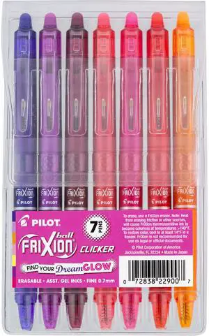 FriXion Vibe Dreamglow 7 Pack, Fine Point 0.7 mm FriXion Vibe Dreamglow 7 Pack, Fine Point 0.7 mm