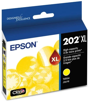 T202XL420 Claria High-capacity Ink Cartridge - Yellow Works With WorkForce WF-2860 and Expression XP-5100 Inkjet Printers T202XL420 Claria High-capacity Ink Cartridge - Yellow Works With WorkForce WF-2860 and Expression XP-5100 Inkjet Printers