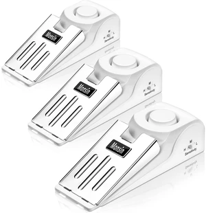 Door Stop Alarm, Door Stopper with 120DB Security Alarm, Floor Wedge Doorstop for Travel Apartment Home House (Pack of 3) Door Stop Alarm, Door Stopper with 120DB Security Alarm, Floor Wedge Doorstop for Travel Apartment Home House (Pack of 3)