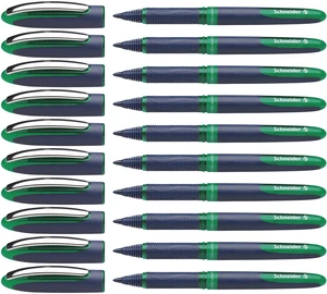 One Business Rollerball Pen, 0.6 mm Ultra-Smooth Tip, Blue Barrel, Green Ink, Box of 10 Pens (183004) One Business Rollerball Pen, 0.6 mm Ultra-Smooth Tip, Blue Barrel, Green Ink, Box of 10 Pens (183004)