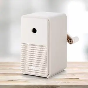 Manual Pencil Sharpener, Gray Auto-in Hand Crank Pencil Sharpener with Adjustable Point for Colored Pencils, Students, Kids, Classroom, Home, Office Manual Pencil Sharpener, Gray Auto-in Hand Crank Pencil Sharpener with Adjustable Point for Colored Pencils, Students, Kids, Classroom, Home, Office