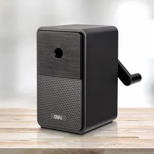 Manual Pencil Sharpener, Black Auto-in Hand Crank Pencil Sharpener with Adjustable Point for Colored Pencils, Students, Kids, Classroom, Home, Office Manual Pencil Sharpener, Black Auto-in Hand Crank Pencil Sharpener with Adjustable Point for Colored Pencils, Students, Kids, Classroom, Home, Office