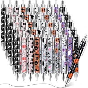 50 Pcs Halloween Pens Bulk Pink Ghost Ballpoint Pens Spooky Cartoon Cute Ghost Bat Halloween Holiday Gifts for Home Office School Writing Stationery Supplies 50 Pcs Halloween Pens Bulk Pink Ghost Ballpoint Pens Spooky Cartoon Cute Ghost Bat Halloween Holiday Gifts for Home Office School Writing Stationery Supplies