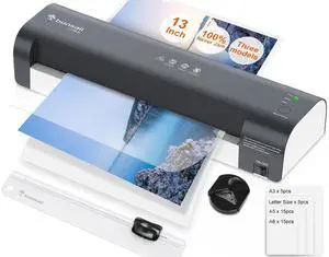 Laminator, 13 Inch 7-in-1 Thermal Laminator Machine with Never Jam Technology, with 40 Laminting Sheets for Home, Office, and Classroom Organization Supplies Laminator, 13 Inch 7-in-1 Thermal Laminator Machine with Never Jam Technology, with 40 Laminting Sheets for Home, Office, and Classroom Organization Supplies