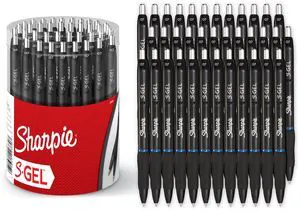 S-Gel Pens, Medium Point (0.7mm), Blue Gel Ink, 36 Count - Writing, Note-Taking, Office Supplies, No Smear, No Bleed S-Gel Pens, Medium Point (0.7mm), Blue Gel Ink, 36 Count - Writing, Note-Taking, Office Supplies, No Smear, No Bleed