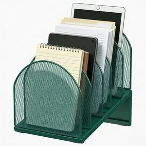 Desktop File Organizer with 5 Compartments Desk Organizer Paper Organizer for Desk Workspace Organizers for Office Supplies (Green) Desktop File Organizer with 5 Compartments Desk Organizer Paper Organizer for Desk Workspace Organizers for Office Supplies (Green)